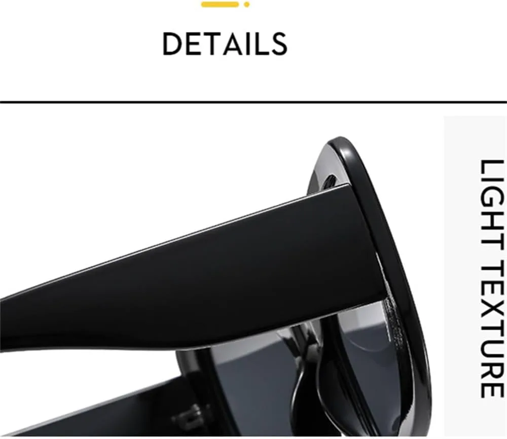 Женские солнцезащитные очки «кошачий глаз» для мужчин, яркие солнцезащитные очки в крупной оправе, очки для вождения с защитой от УФ-излучения UV400 VFDHN, 1
Женские солнцезащитные очки «кошачий глаз» для мужчин, яркие солнцезащитные очки в крупной оправе, очки для вождения с защитой от УФ-излучения UV400 VFDHN, 1