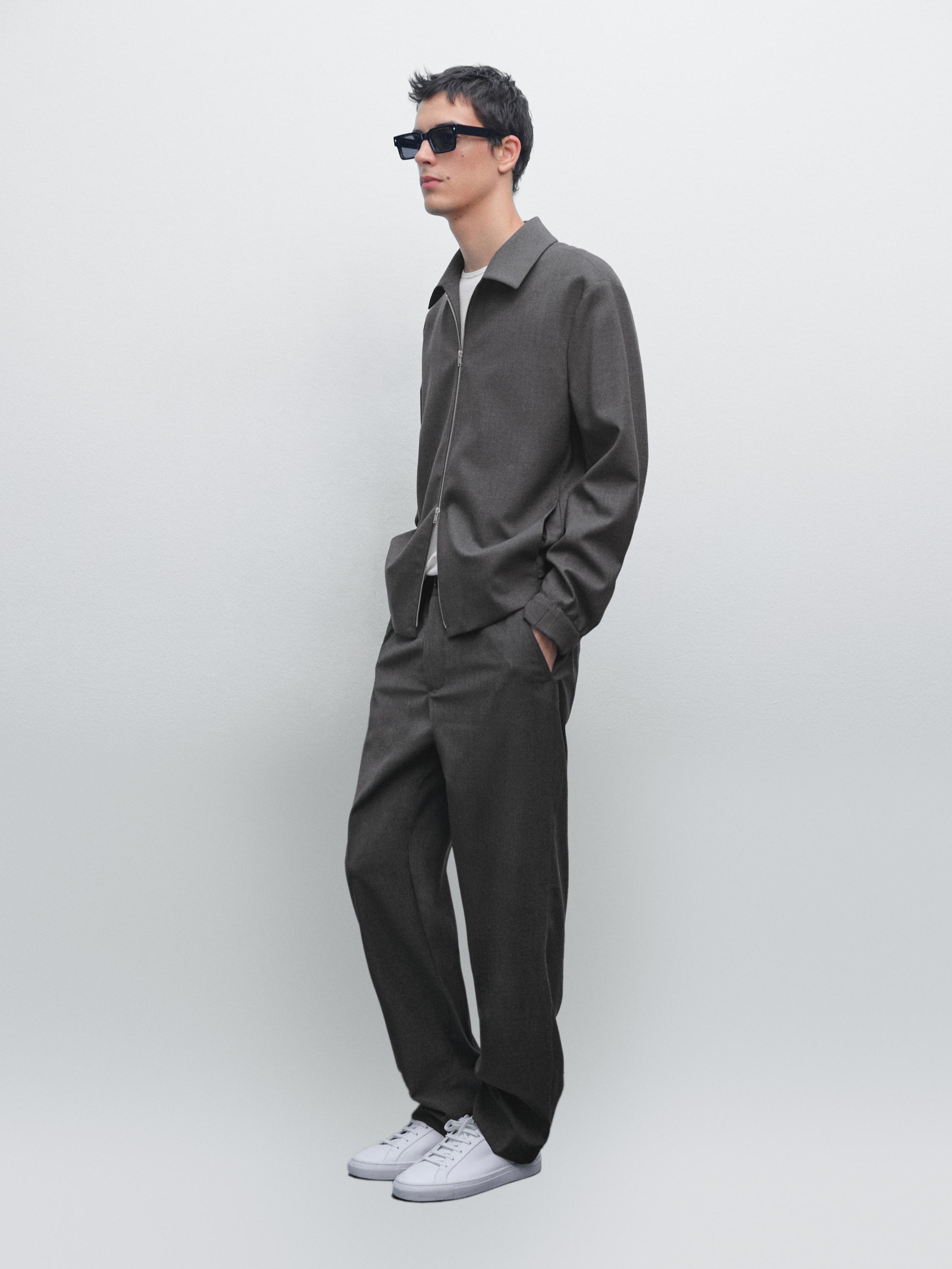 Куртка из двойной шерстяной ткани Total Look Massimo Dutti, серый
Куртка из двойной шерстяной ткани Total Look Massimo Dutti, серый