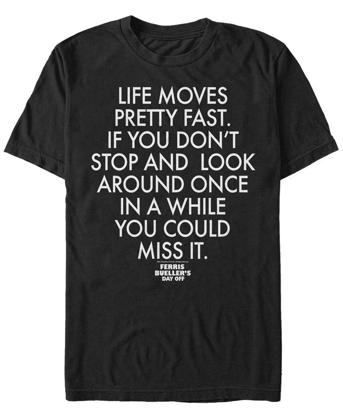 Мужская футболка с коротким рукавом paramount ferris bueller's day off life moves pretty fast Fifth Sun, черный
Мужская футболка с коротким рукавом paramount ferris bueller's day off life moves pretty fast Fifth Sun, черный