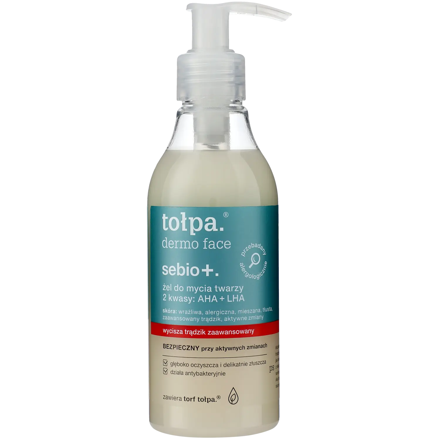 Tołpa Dermo Face Sebio+ гель для умывания лица 2 кислоты: AHA + LHA, 195 мл
Tołpa Dermo Face Sebio+ гель для умывания лица 2 кислоты: AHA + LHA, 195 мл