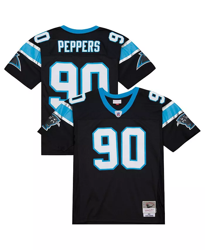 Мужская футболка Julius Peppers черного цвета Carolina Panthers Big Tall, альтернативная версия 2003 года, Legacy, форма снятого с производства игрока Mitchell & Ness
Мужская футболка Julius Peppers черного цвета Carolina Panthers Big Tall, альтернативная версия 2003 года, Legacy, форма снятого с производства игрока Mitchell & Ness