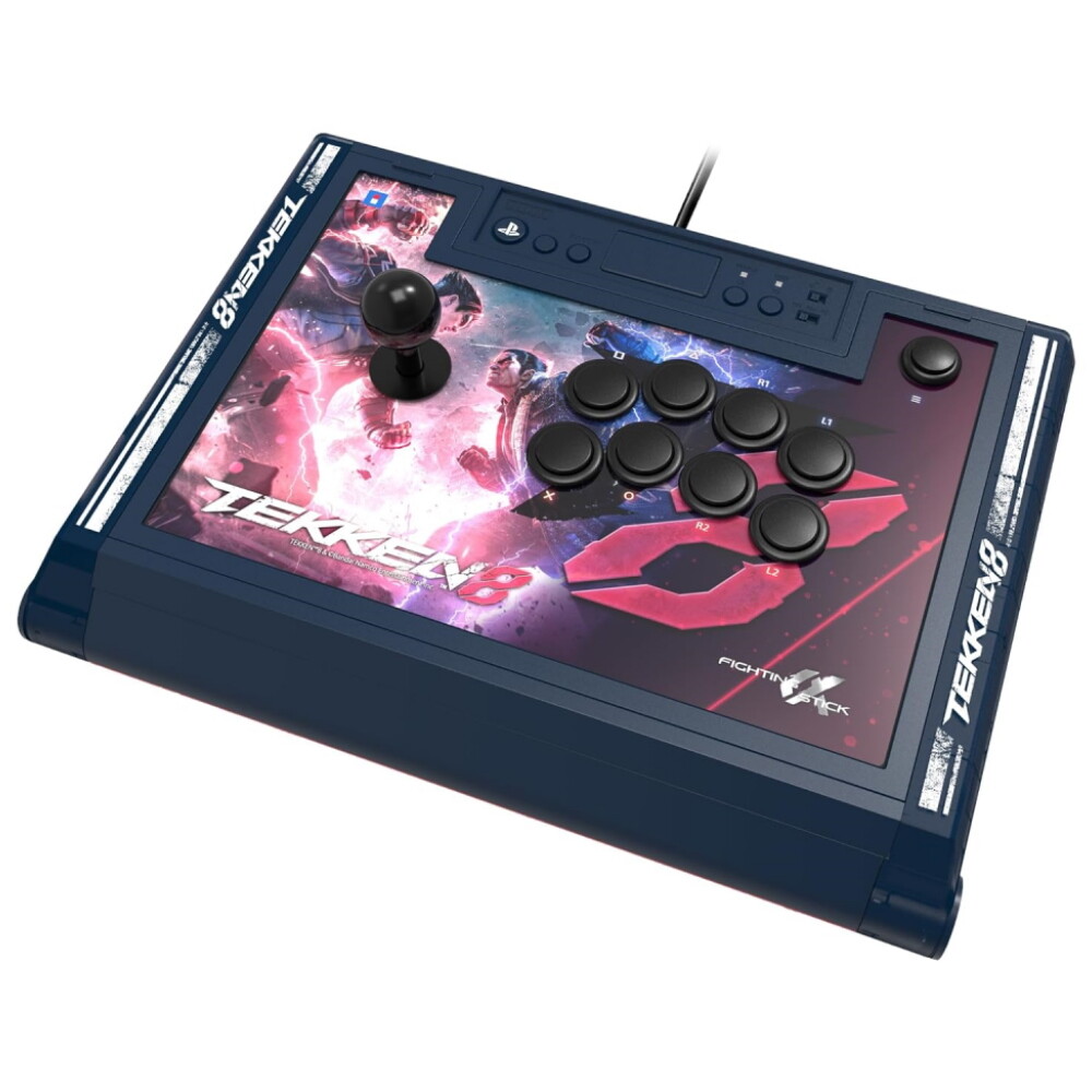 Аркадный контроллер HORI Fighting Stick α (Tekken 8 версия), синий
Аркадный контроллер HORI Fighting Stick α (Tekken 8 версия), синий