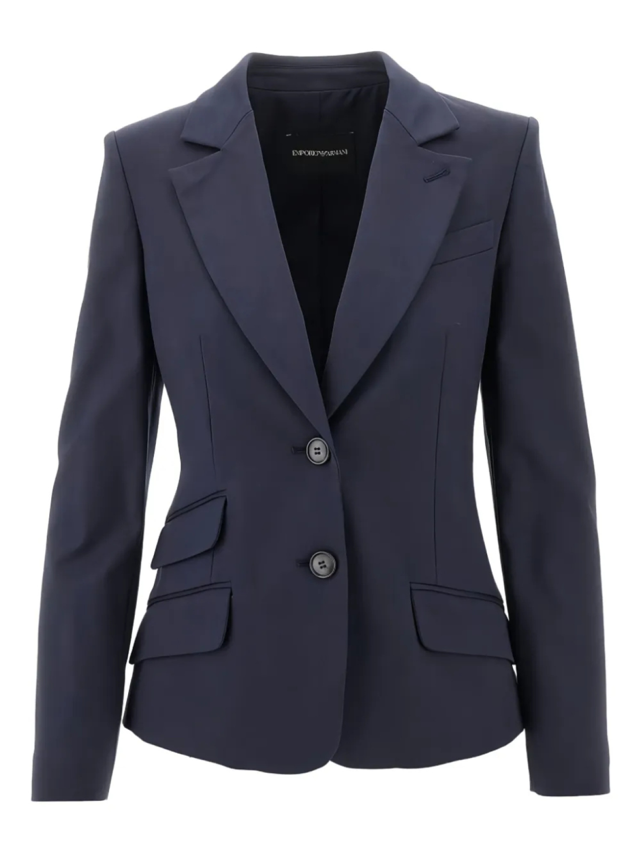 Однобортный блейзер Emporio Armani, синий
Однобортный блейзер Emporio Armani, синий