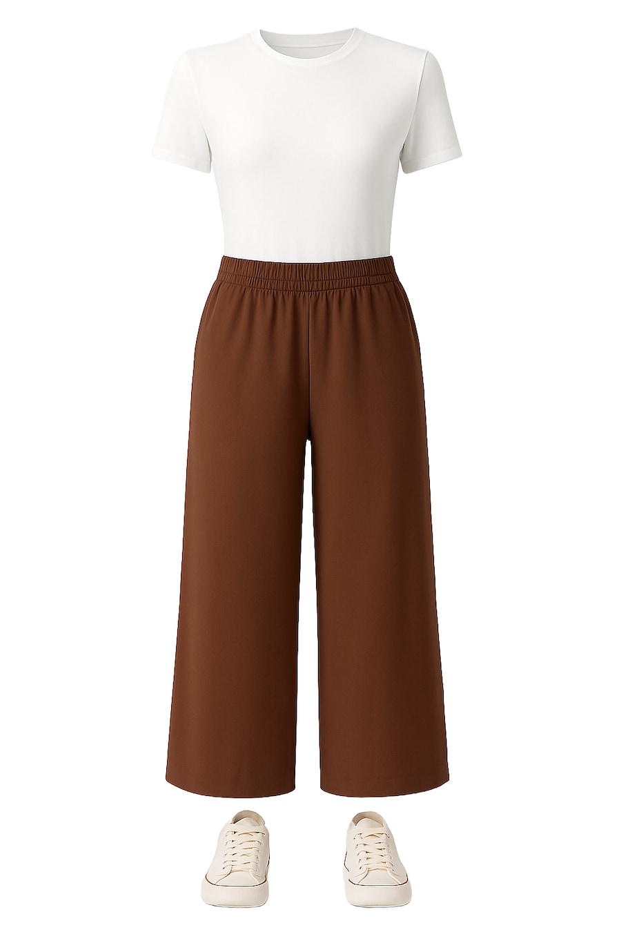 Широкие брюки Touche Prive, коричневый
Широкие брюки Touche Prive, коричневый