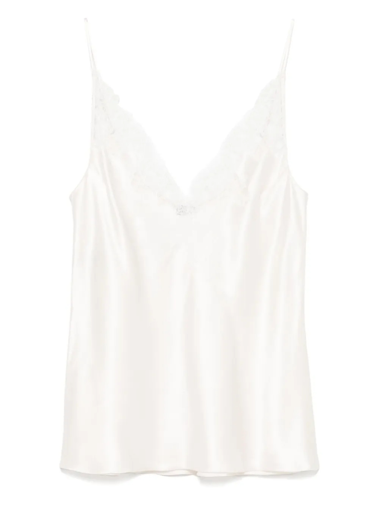 Carine Gilson шелковый топ на бретелях, нейтральный
Carine Gilson шелковый топ на бретелях, нейтральный