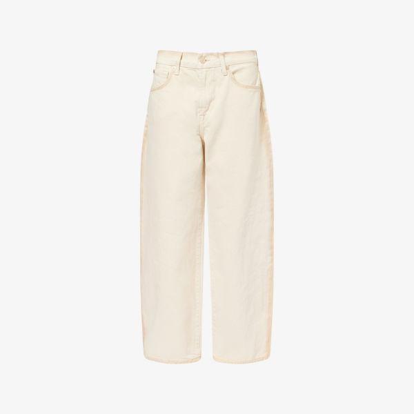 Брюки 7 For All Mankind Bonnie curvilinear клёш из стрейч-денима, слоновая кость
Брюки 7 For All Mankind Bonnie curvilinear клёш из стрейч-денима, слоновая кость