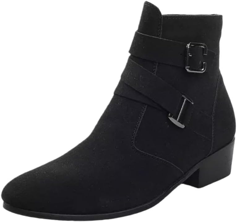 Мужские модные ботинки до щиколотки с боковым крючком, для ежедневного использования на улице и поездок, большого размера Fusecottc, черный
Мужские модные ботинки до щиколотки с боковым крючком, для ежедневного использования на улице и поездок, большого размера Fusecottc, черный