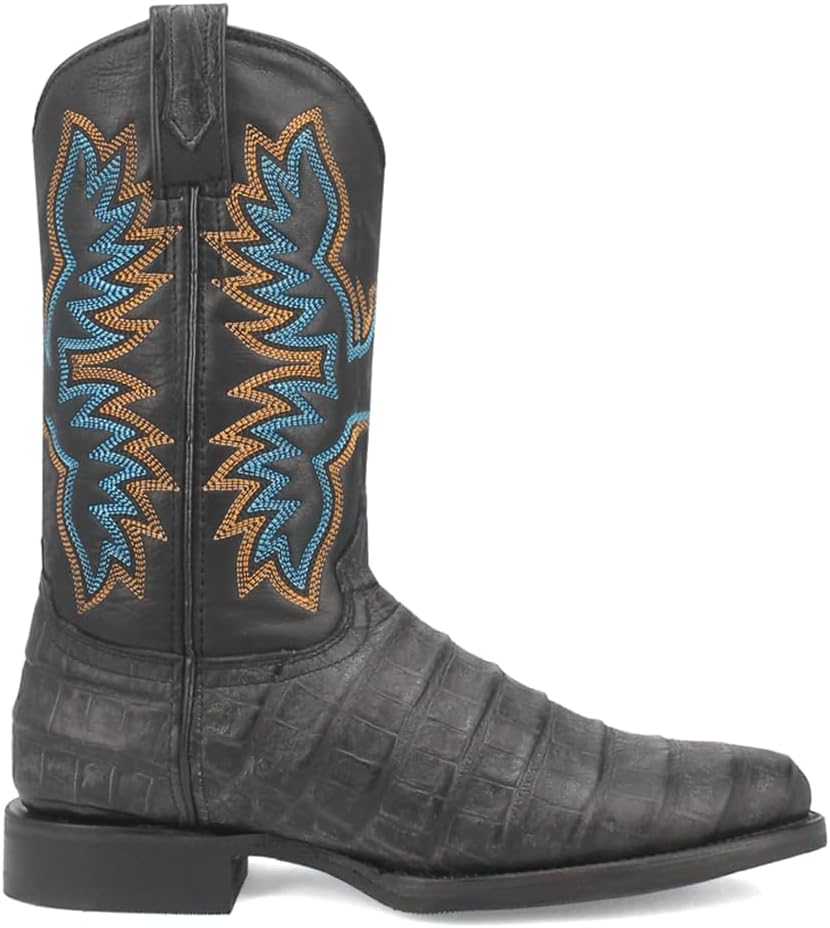 Мужские сапоги Dingo Trail Boss с вышивкой аллигатора, с круглым носком, без шнуровки, черный
Мужские сапоги Dingo Trail Boss с вышивкой аллигатора, с круглым носком, без шнуровки, черный
