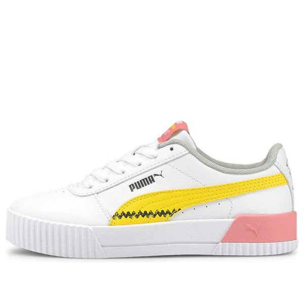 Кроссовки carina x peanuts 'white yellow pink' Puma, белый 
Кроссовки carina x peanuts 'white yellow pink' Puma, белый