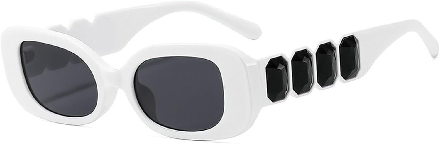 willochra Милые солнцезащитные очки с кристаллами и жемчугом для женщин, солнцезащитные очки со стразами, прямоугольные, блестящие, бриллиантовые, для вечеринки, White
willochra Милые солнцезащитные очки с кристаллами и жемчугом для женщин, солнцезащитные очки со стразами, прямоугольные, блестящие, бриллиантовые, для вечеринки, White
