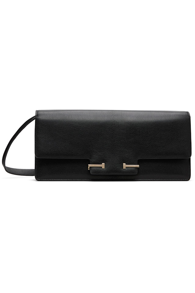 Мягкая кожаная сумка через плечо Aube E/W Tom Ford, черный
Мягкая кожаная сумка через плечо Aube E/W Tom Ford, черный