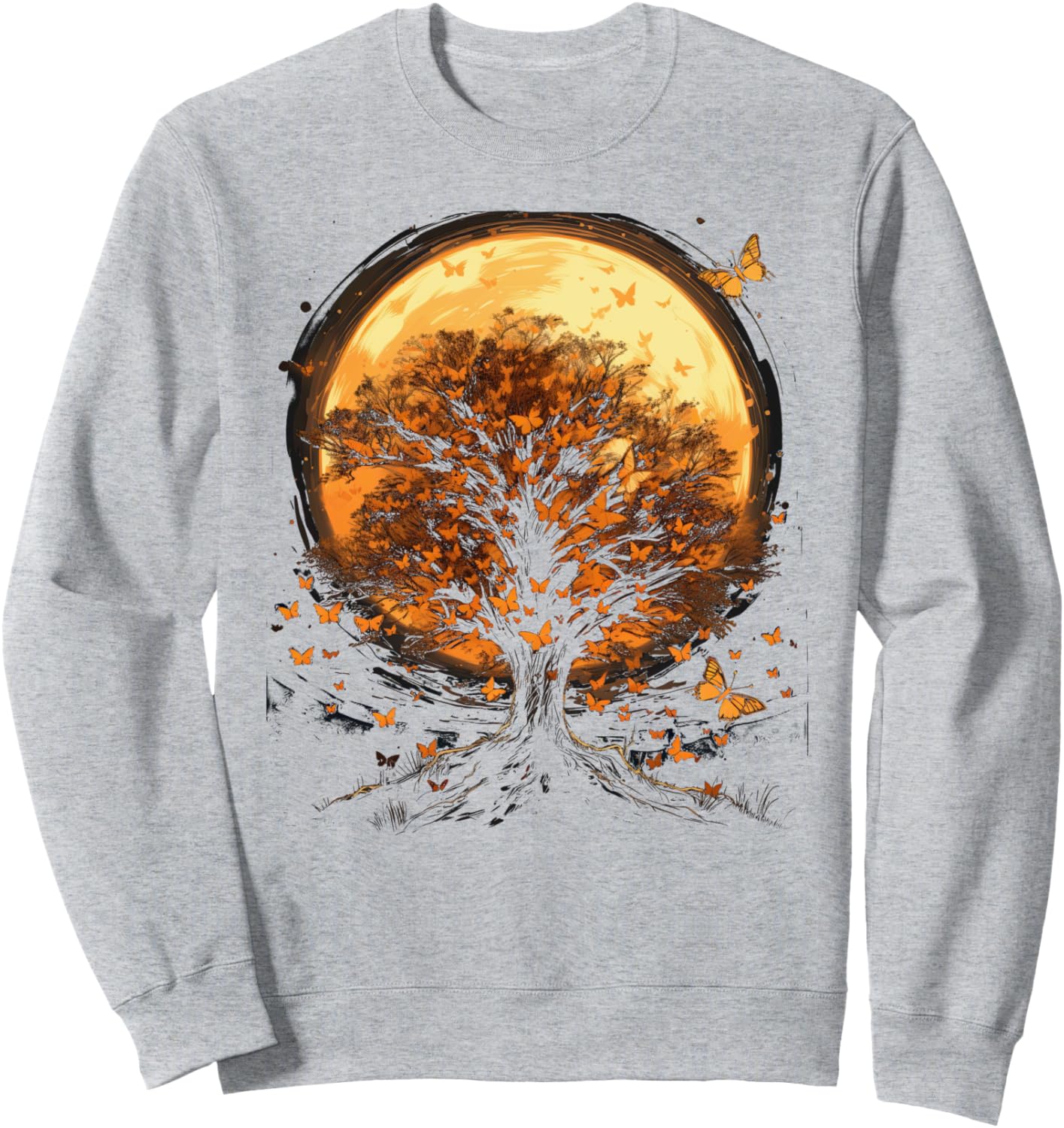 Осенняя толстовка с изображением осенних листьев, дерева и бабочки Autumn Design With Butterflies And Trees, серый
Осенняя толстовка с изображением осенних листьев, дерева и бабочки Autumn Design With Butterflies And Trees, серый