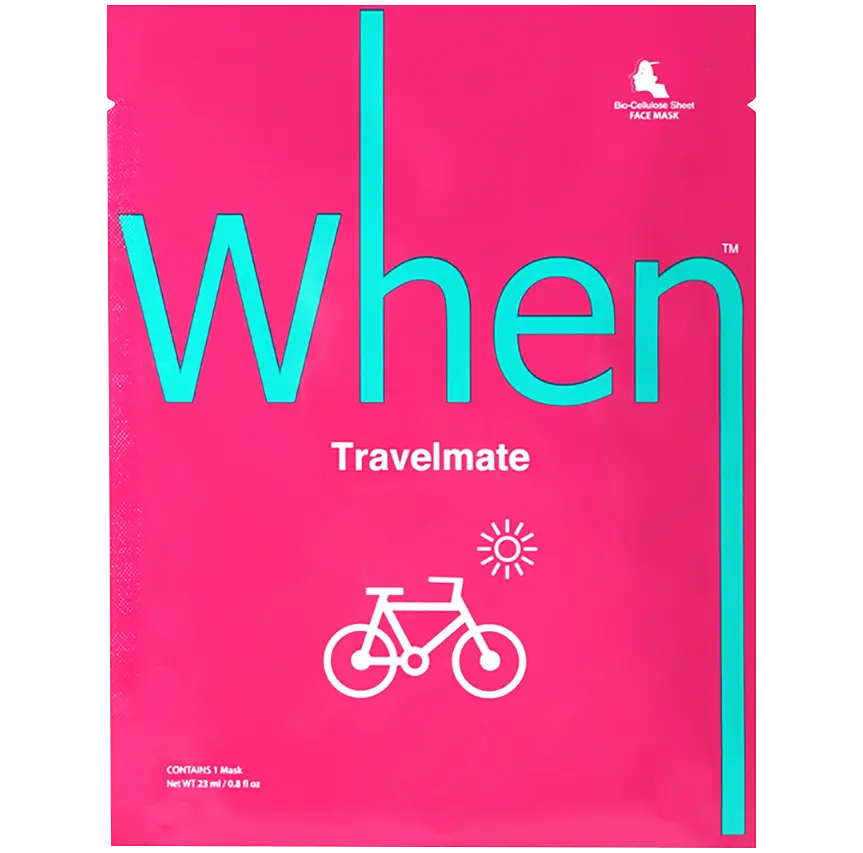 When Travelmate корейская восстанавливающая и регенерирующая маска для лица, 23 мл
When Travelmate корейская восстанавливающая и регенерирующая маска для лица, 23 мл