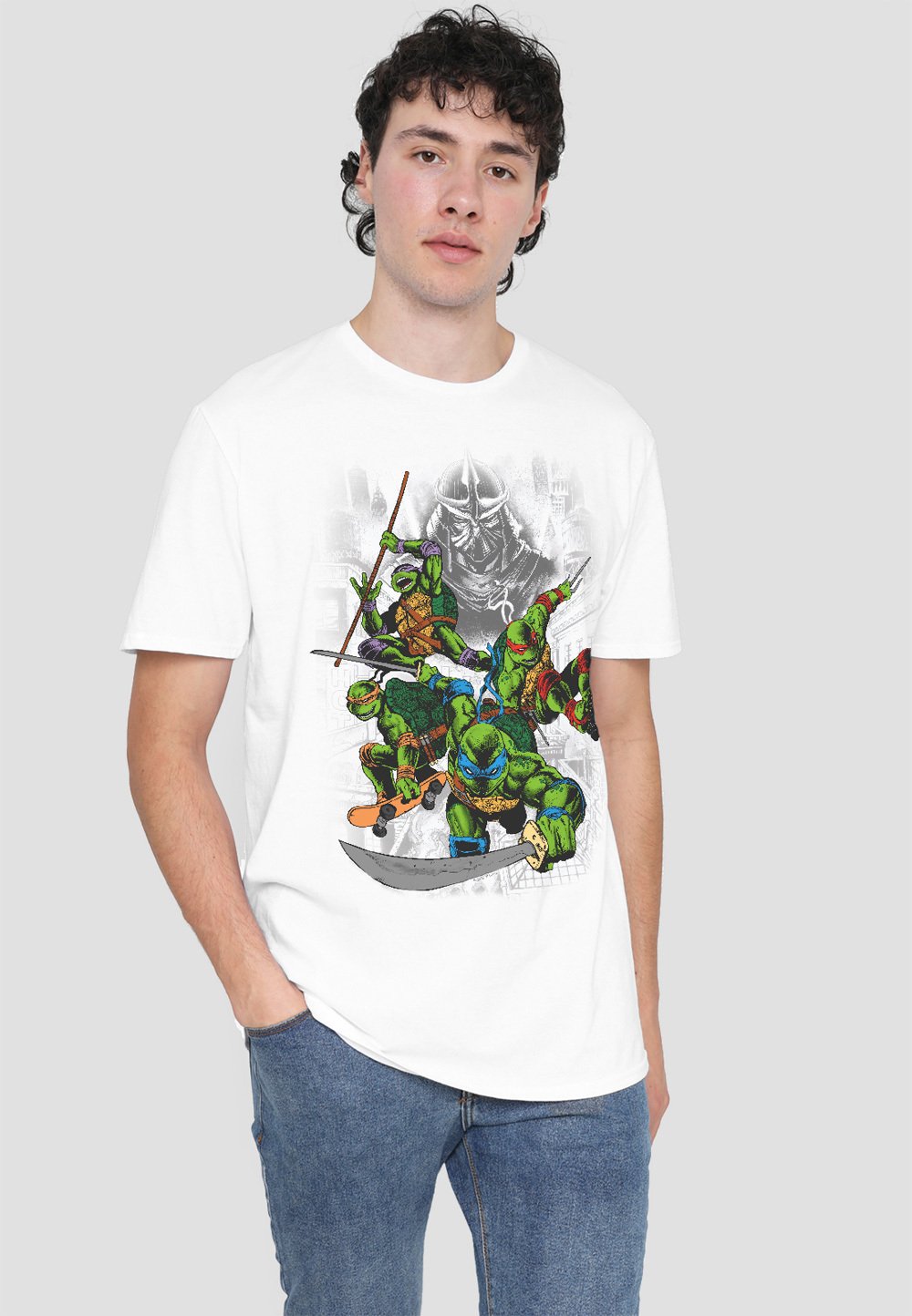 Футболка с принтом TEENAGE MUTANT NINJA TURTLES SHREDDER AND TURTLES COMIC Cotton Soul, белый
Футболка с принтом TEENAGE MUTANT NINJA TURTLES SHREDDER AND TURTLES COMIC Cotton Soul, белый
