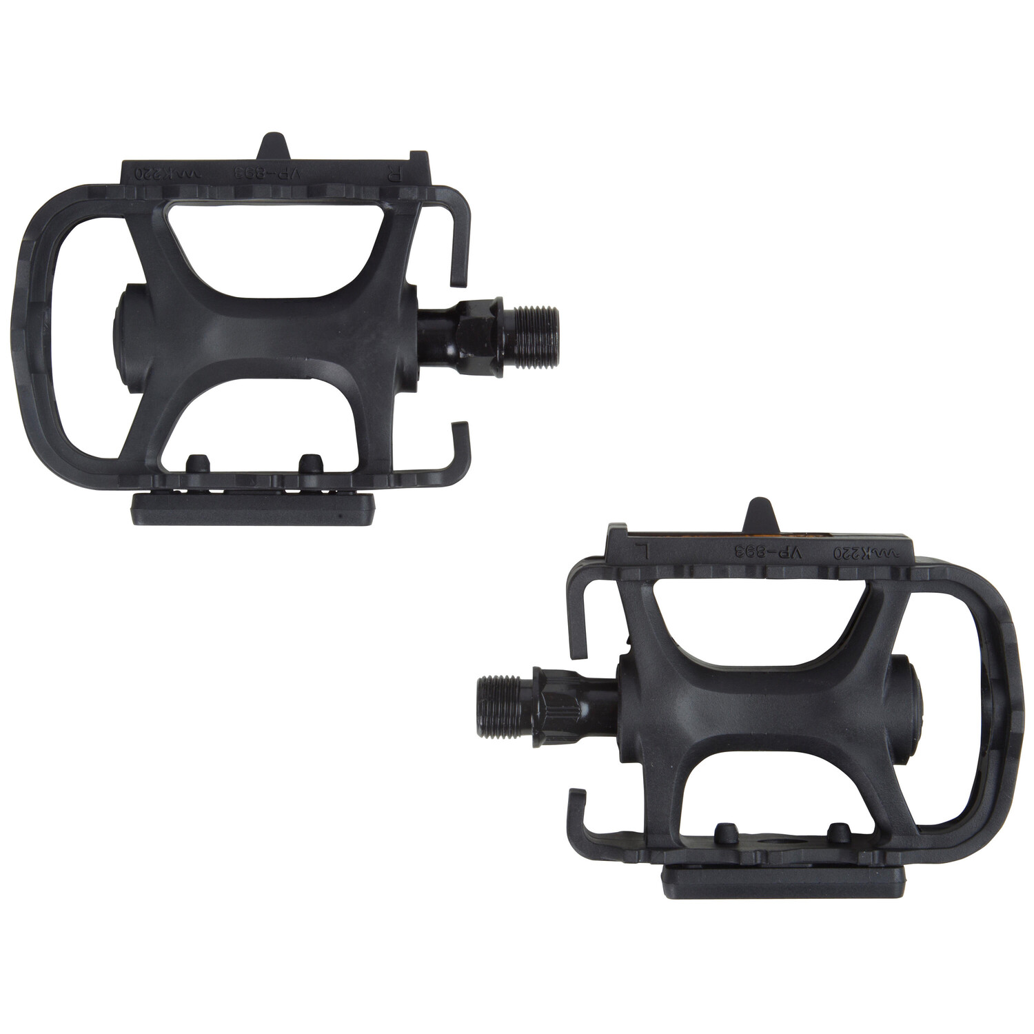 Педали для горного велосипеда плоские полимерные черные 100 Rockrider
Педали для горного велосипеда плоские полимерные черные 100 Rockrider