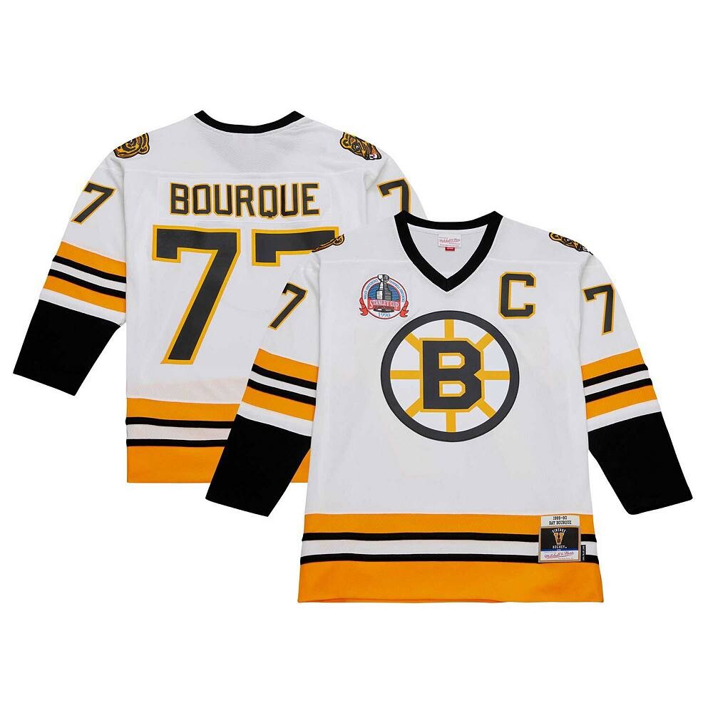 Мужская белая майка Mitchell & Ness Ray Bourque Boston Bruins 1989 Blue Line Player, цвет Bsb White
Мужская белая майка Mitchell & Ness Ray Bourque Boston Bruins 1989 Blue Line Player, цвет Bsb White