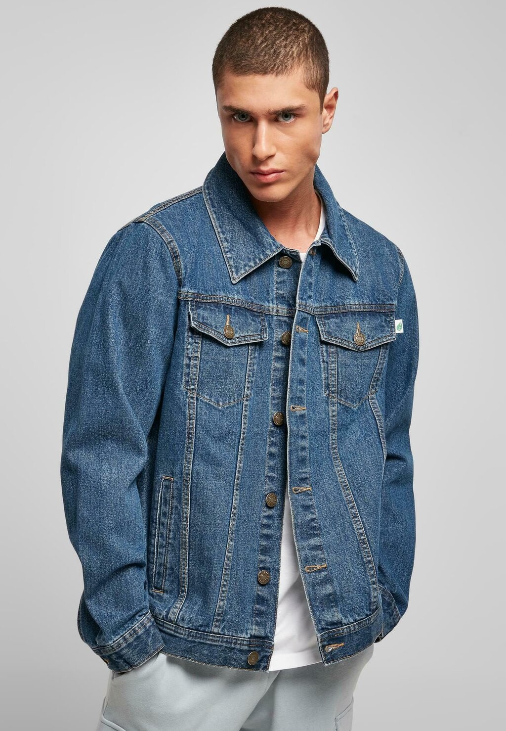 Джинсовая куртка Urban Classics, цвет Mid Indigo Washed, Синий, Джинсовая куртка Urban Classics, цвет Mid Indigo Washed 
Джинсовая куртка Urban Classics, цвет Mid Indigo Washed, Синий, Джинсовая куртка Urban Classics, цвет Mid Indigo Washed