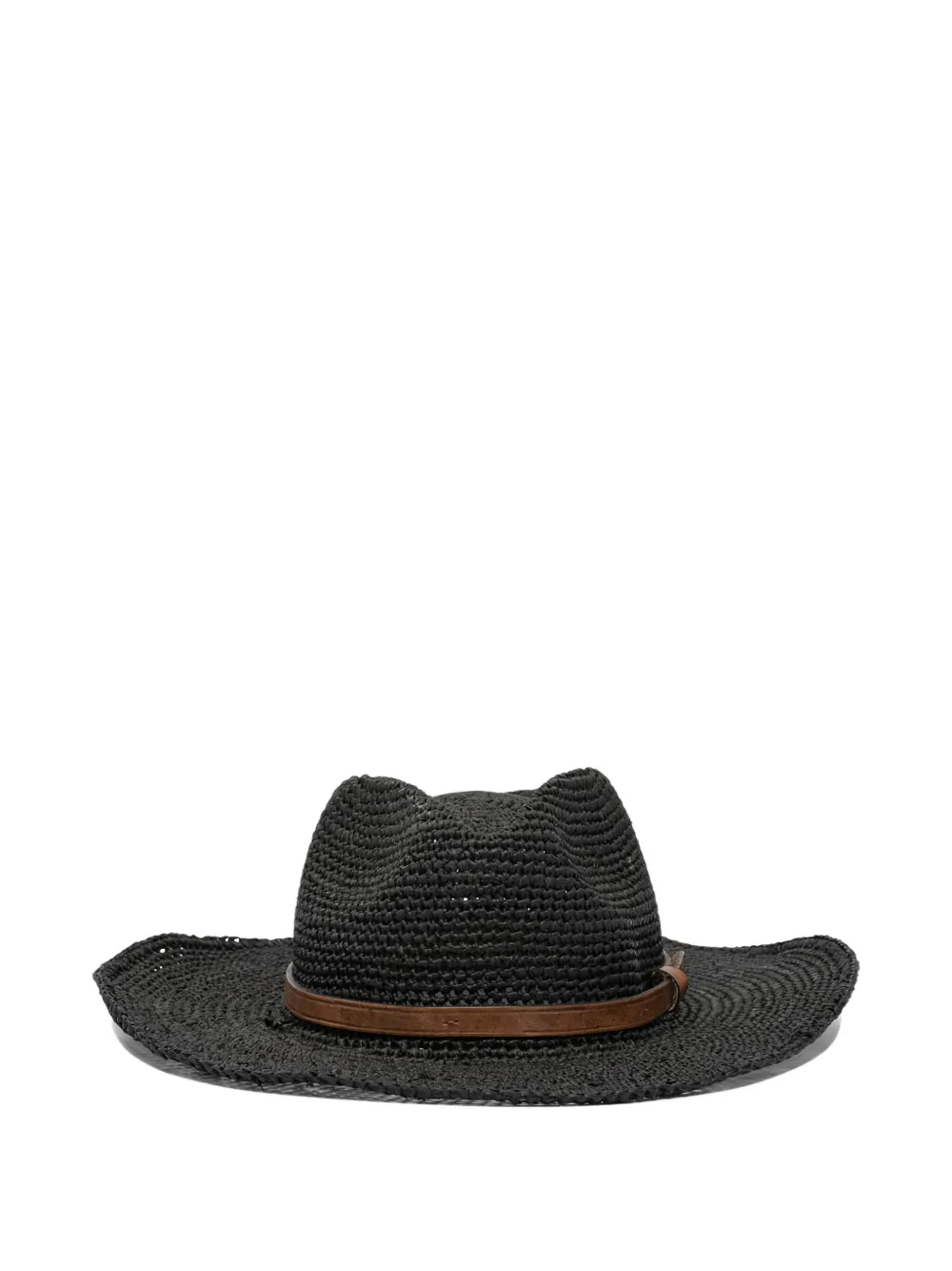 Шляпа с кожаной лентой из рафии Ento IBELIV, черный
Шляпа с кожаной лентой из рафии Ento IBELIV, черный