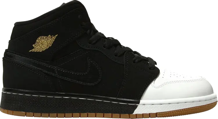 Кроссовки Air Jordan 1 Retro Mid GS Gold and Gum, черный
Кроссовки Air Jordan 1 Retro Mid GS Gold and Gum, черный