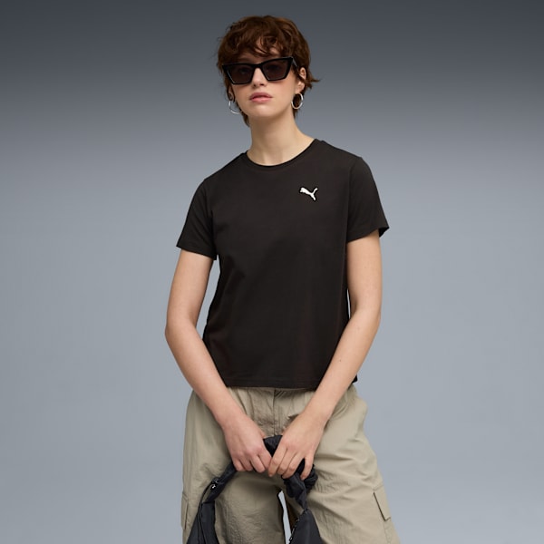 Женская футболка Puma Wardrobe Essentials, черный
Женская футболка Puma Wardrobe Essentials, черный