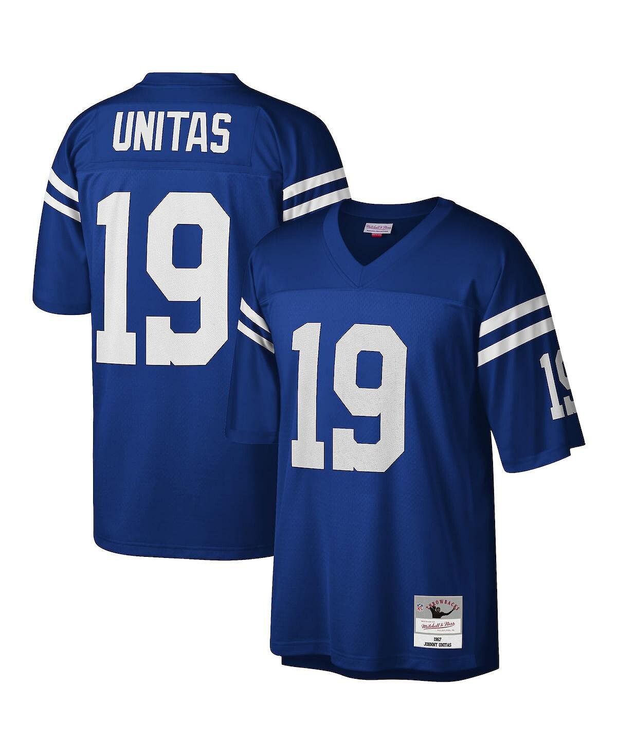 Футболка Mitchell & Ness Men's Johnny Unitas Royal Baltimore Colts Legacy, синий/белый
Футболка Mitchell & Ness Men's Johnny Unitas Royal Baltimore Colts Legacy, синий/белый