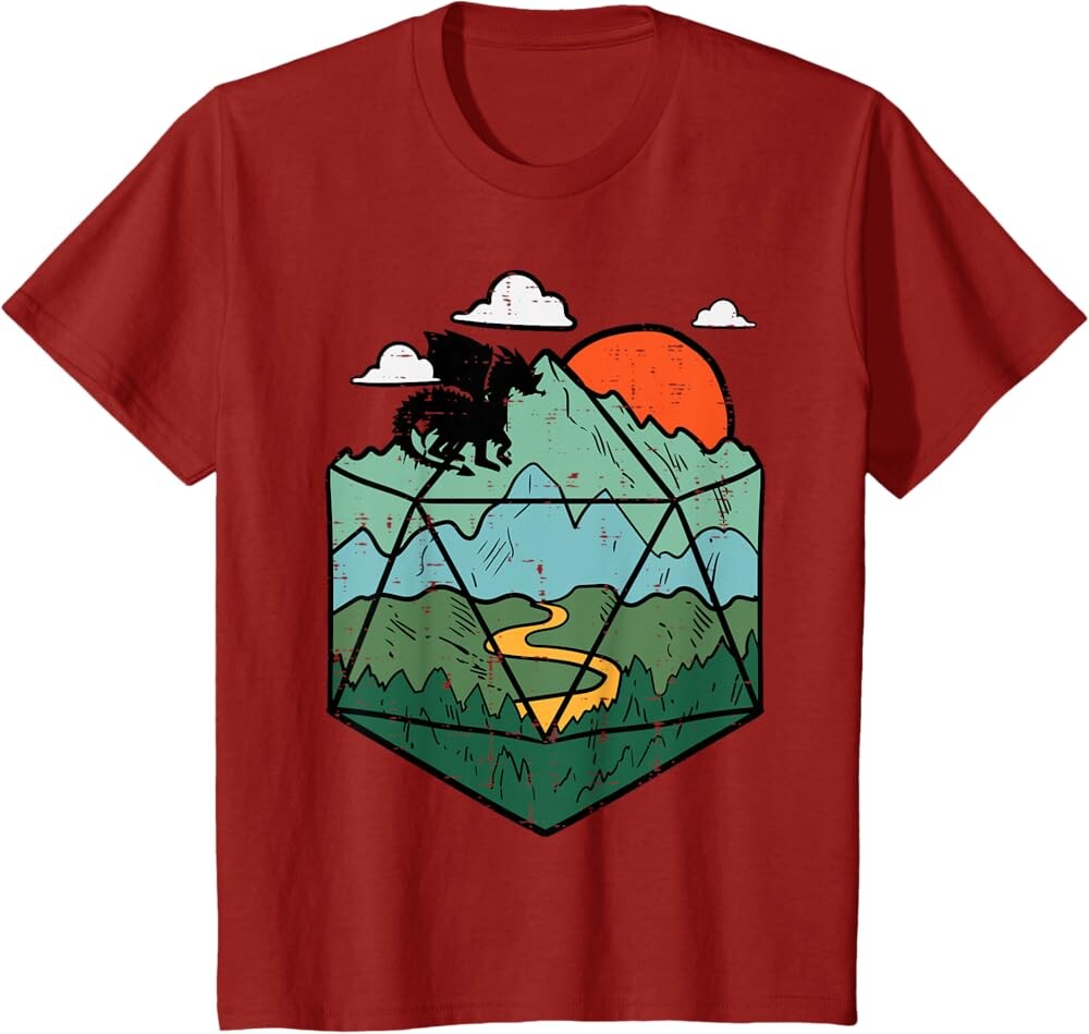 Детская футболка RPG Mountain Gamer, темно-красный
Детская футболка RPG Mountain Gamer, темно-красный