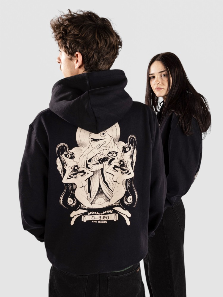 Толстовка The Dudes El Bufo Hoodie, black
Толстовка The Dudes El Bufo Hoodie, black