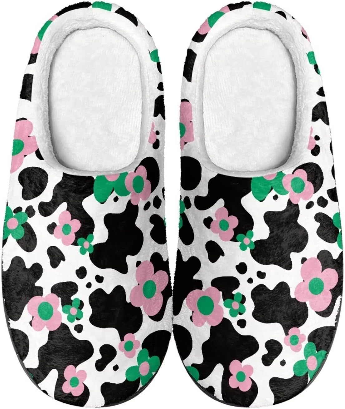 Домашние и тапочки для женщин, мужские удобные фланелевые теплые тапочки на плоской подошве, зимние домашние сабо Tofrimade, Floral Cow Print
Домашние и тапочки для женщин, мужские удобные фланелевые теплые тапочки на плоской подошве, зимние домашние сабо Tofrimade, Floral Cow Print