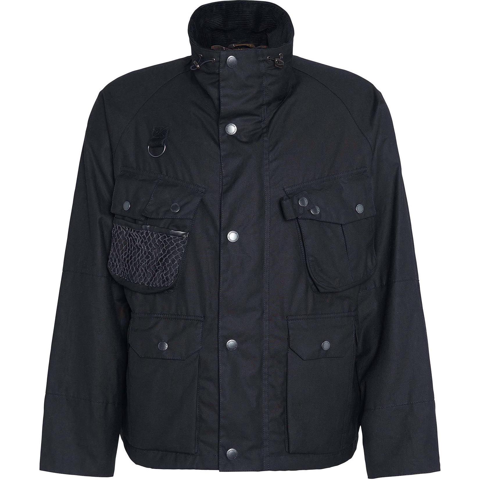 BARBOUR Модифицированная вощеная куртка Dryfly, Black
BARBOUR Модифицированная вощеная куртка Dryfly, Black