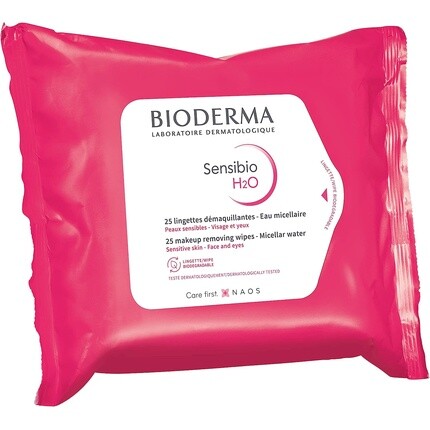Sensibio H2O Салфетки для снятия макияжа с мицеллярным раствором 25, Bioderma
Sensibio H2O Салфетки для снятия макияжа с мицеллярным раствором 25, Bioderma