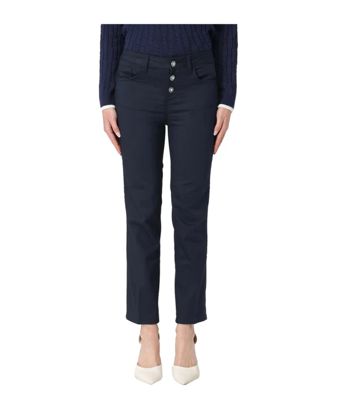 Элегантные синие брюки с карманами Liu Jo, синий
Элегантные синие брюки с карманами Liu Jo, синий