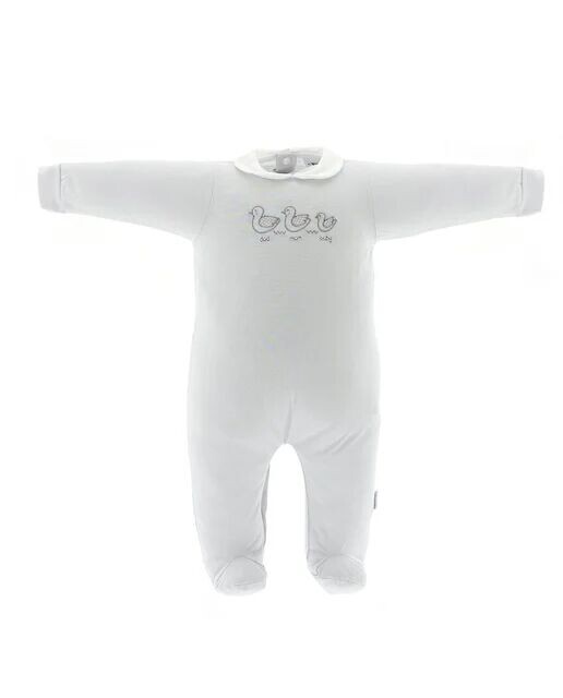 Детская пижама с воротником и вышивкой в виде утки Cambrass, серый
Детская пижама с воротником и вышивкой в виде утки Cambrass, серый