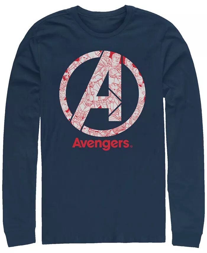 Футболка с длинным рукавом с логотипом Marvel Avengers Endgame Line Art Fifth Sun, синий
Футболка с длинным рукавом с логотипом Marvel Avengers Endgame Line Art Fifth Sun, синий