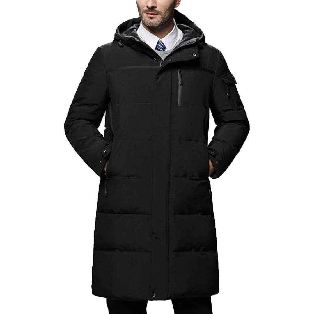 Пальто Raylans Men's Winter Quilted Warm Down Jacket Thick Hooded Mid-Long Puffer, черный
Пальто Raylans Men's Winter Quilted Warm Down Jacket Thick Hooded Mid-Long Puffer, черный