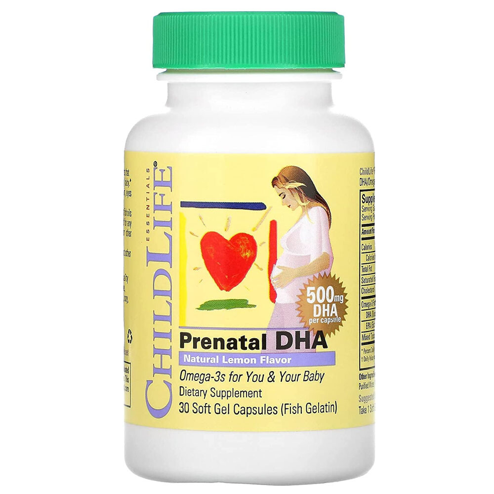 Dha для беременных ChildLife Essentials, 30 капсул
Dha для беременных ChildLife Essentials, 30 капсул