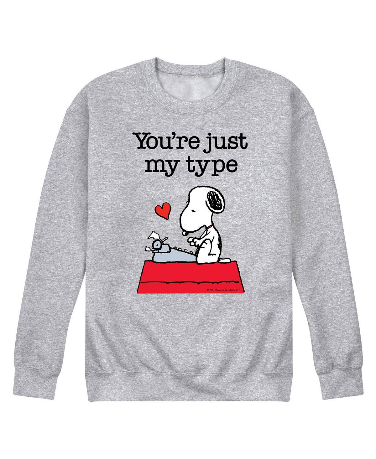 Мужская флисовая толстовка peanuts just my type AIRWAVES, серый
Мужская флисовая толстовка peanuts just my type AIRWAVES, серый