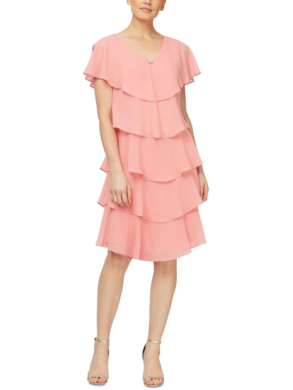 Женское декорированное коктейльное и вечернее платье миди SLNY 
Женское декорированное коктейльное и вечернее платье миди SLNY