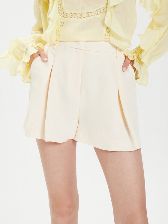 Тканевые шорты свободного кроя Twinset, бежевый
Тканевые шорты свободного кроя Twinset, бежевый