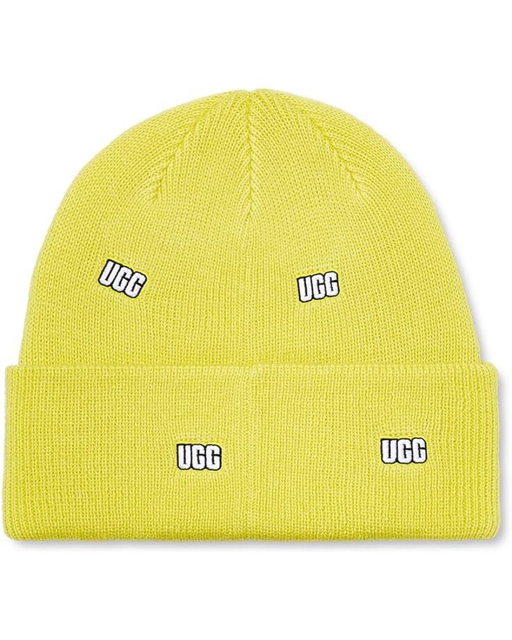 Шапка UGG Scattered UGG Logo Beanie, цвет Tennis Green
Шапка UGG Scattered UGG Logo Beanie, цвет Tennis Green