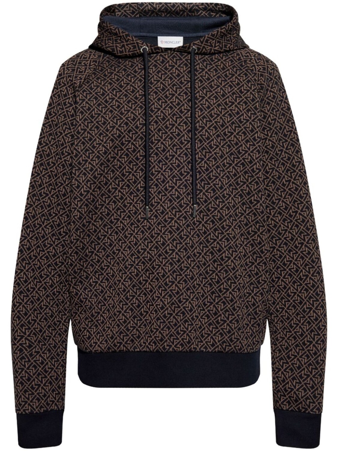 Толстовка с капюшоном с монограммой Moncler, коричневый
Толстовка с капюшоном с монограммой Moncler, коричневый