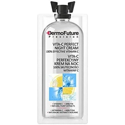 Осветляющий ночной крем против морщин с витамином С 12 мл, Dermofuture
Осветляющий ночной крем против морщин с витамином С 12 мл, Dermofuture