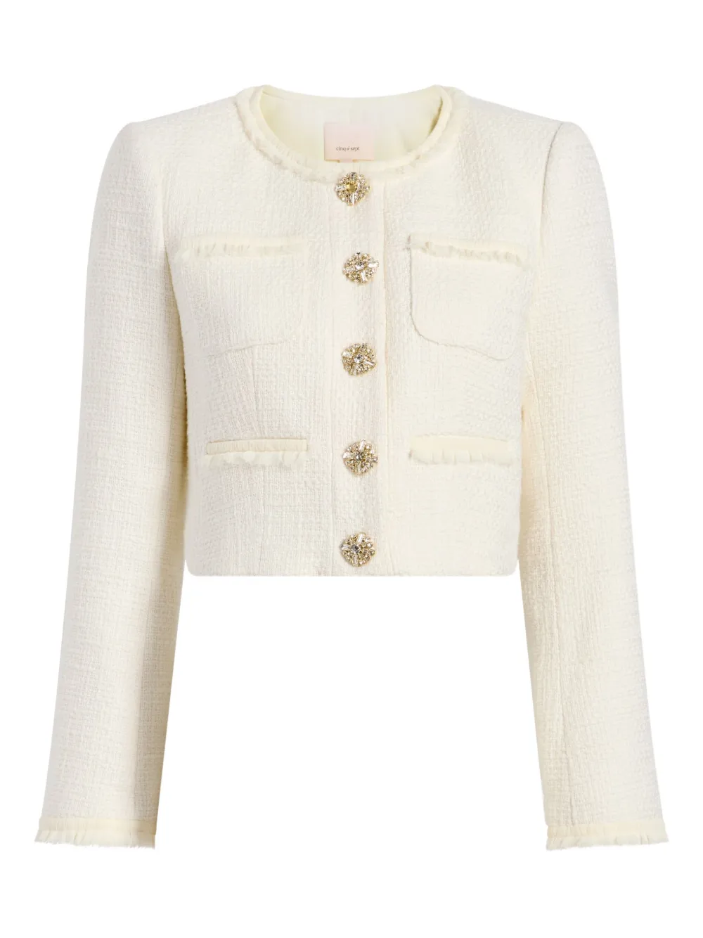 Твидовый жакет Linda Cinq A Sept, нейтральный
Твидовый жакет Linda Cinq A Sept, нейтральный