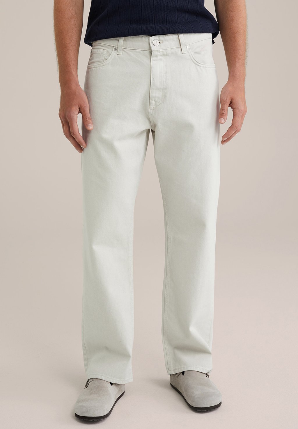 Джинсы свободного кроя WE Fashion, бежевый
Джинсы свободного кроя WE Fashion, бежевый