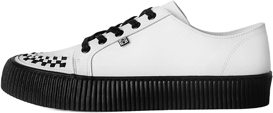 Кроссовки T.U.K. Leather Creeper для женщин и мужчин, Шнуровка, черная плетеная отделка и люверсы, Классическая рифленая подошва и сетчатая подкладка, Комфорт с мемори-фоам для повседневной носки, Белый, размеры США: женщины 15 / мужчины 14
Кроссовки T.U.K. Leather Creeper для женщин и мужчин, Шнуровка, черная плетеная отделка и люверсы, Классическая рифленая подошва и сетчатая подкладка, Комфорт с мемори-фоам для повседневной носки, Белый, размеры США: женщины 15 / мужчины 14