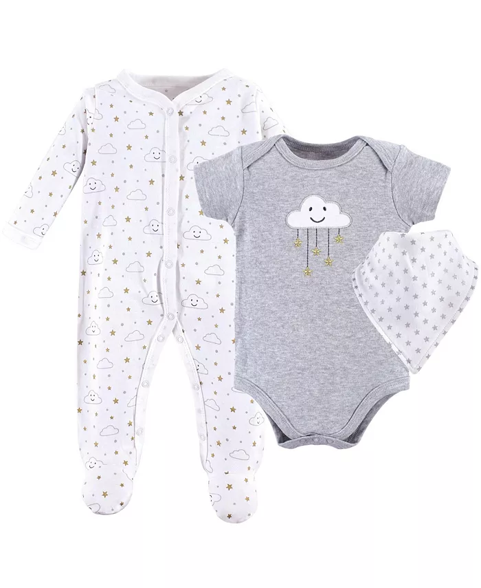 Комплект из хлопкового боди и нагрудника-банданы для мальчиков или девочек, цвет "Серые облака", 6-9 месяцев Hudson Baby, серый
Комплект из хлопкового боди и нагрудника-банданы для мальчиков или девочек, цвет "Серые облака", 6-9 месяцев Hudson Baby, серый