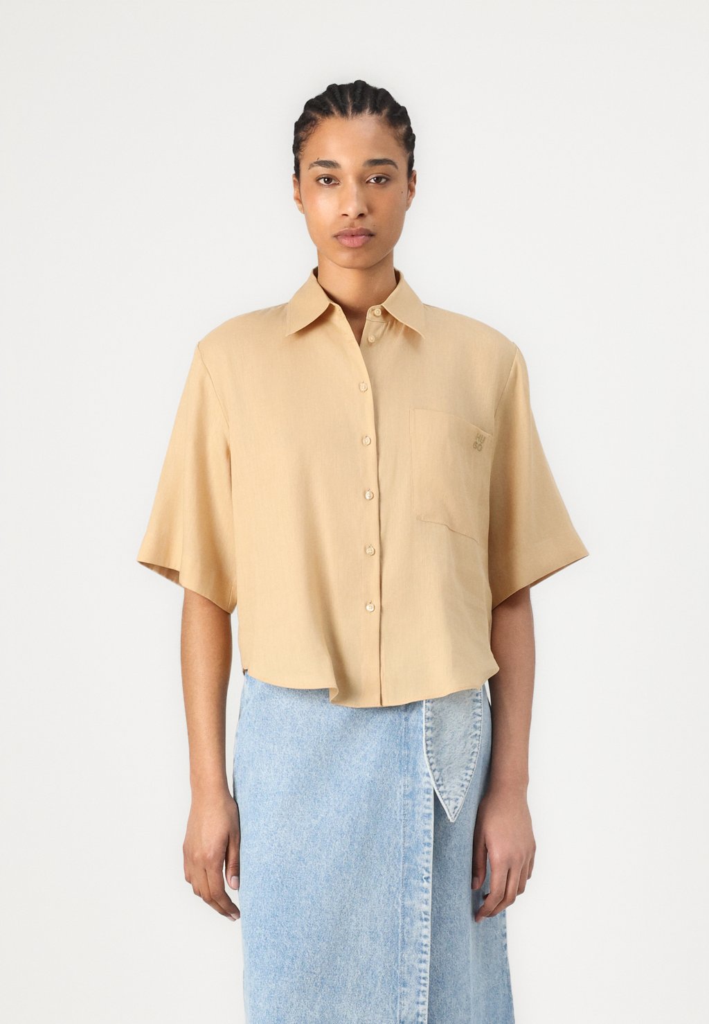 Рубашка EVONA HUGO, бежевый
Рубашка EVONA HUGO, бежевый