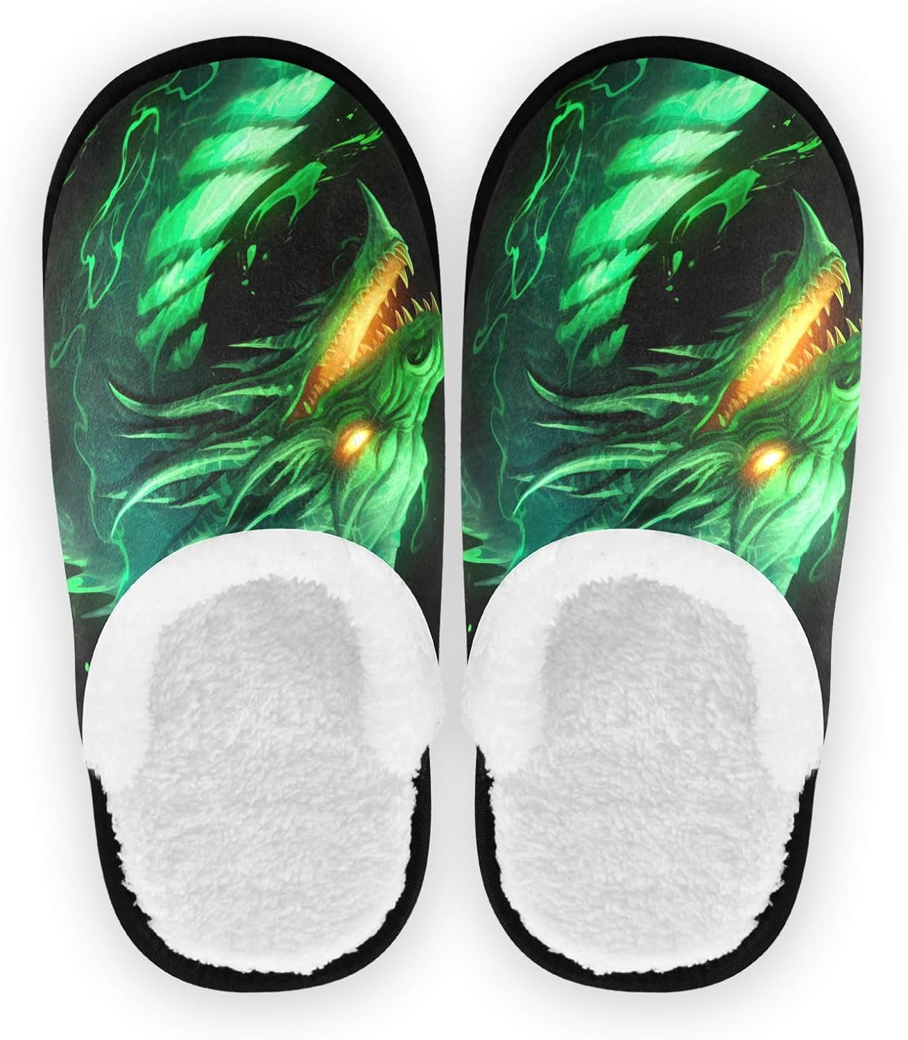 Домашние тапочки UMIRIKO Green Dragon для женщин и мужчин, моющиеся, с противоскользящей подошвой, с сумкой для хранения для путешествий и спа 20847765
Домашние тапочки UMIRIKO Green Dragon для женщин и мужчин, моющиеся, с противоскользящей подошвой, с сумкой для хранения для путешествий и спа 20847765
