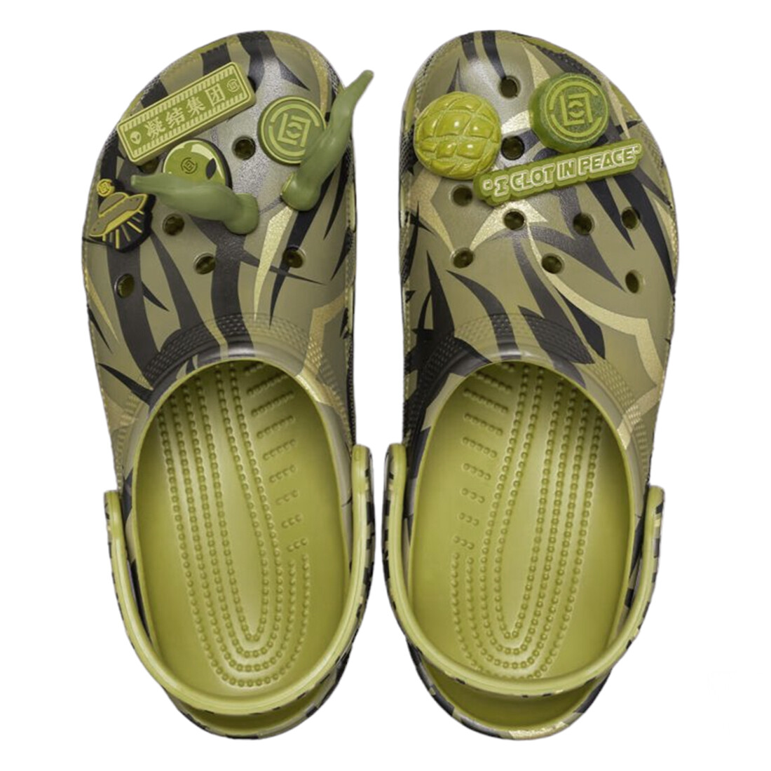 Сабо Crocs Classic x CLOT Unisex, зеленый
Сабо Crocs Classic x CLOT Unisex, зеленый