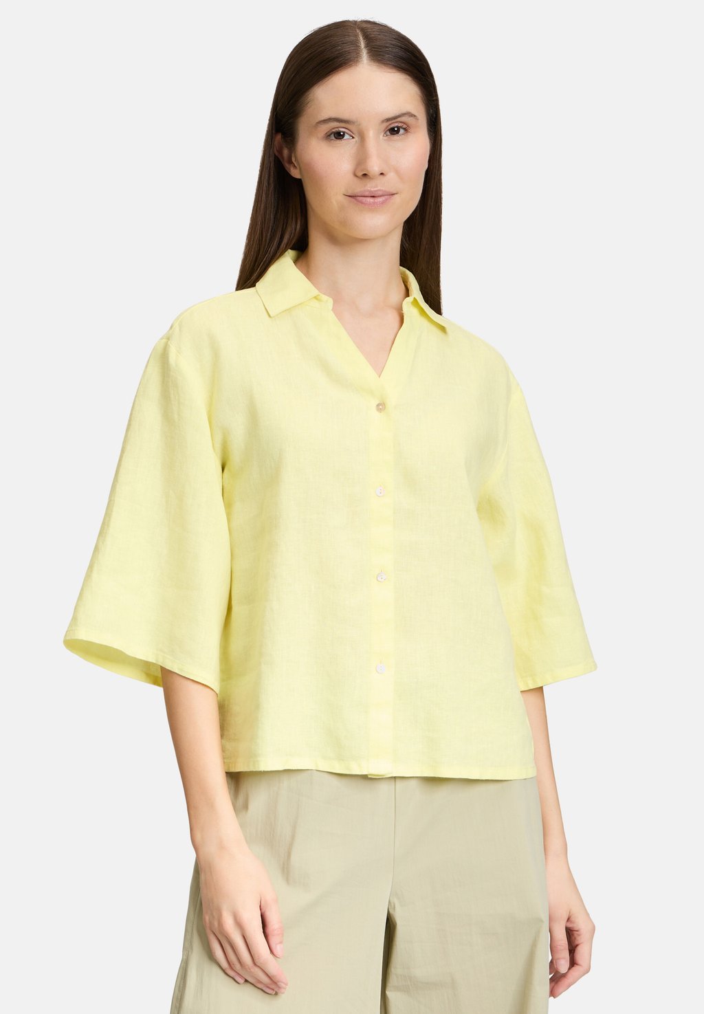 Блузка на пуговицах MIT KRAGEN Cartoon, желтый
Блузка на пуговицах MIT KRAGEN Cartoon, желтый