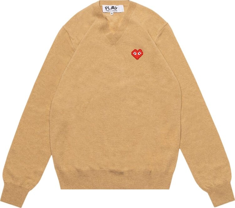 Пуловер Comme des Garçons PLAY Heart V Neck Pullover 'Camel', загар, Коричневый, Пуловер Comme des Garçons PLAY Heart V Neck Pullover 'Camel', загар
Пуловер Comme des Garçons PLAY Heart V Neck Pullover 'Camel', загар, Коричневый, Пуловер Comme des Garçons PLAY Heart V Neck Pullover 'Camel', загар